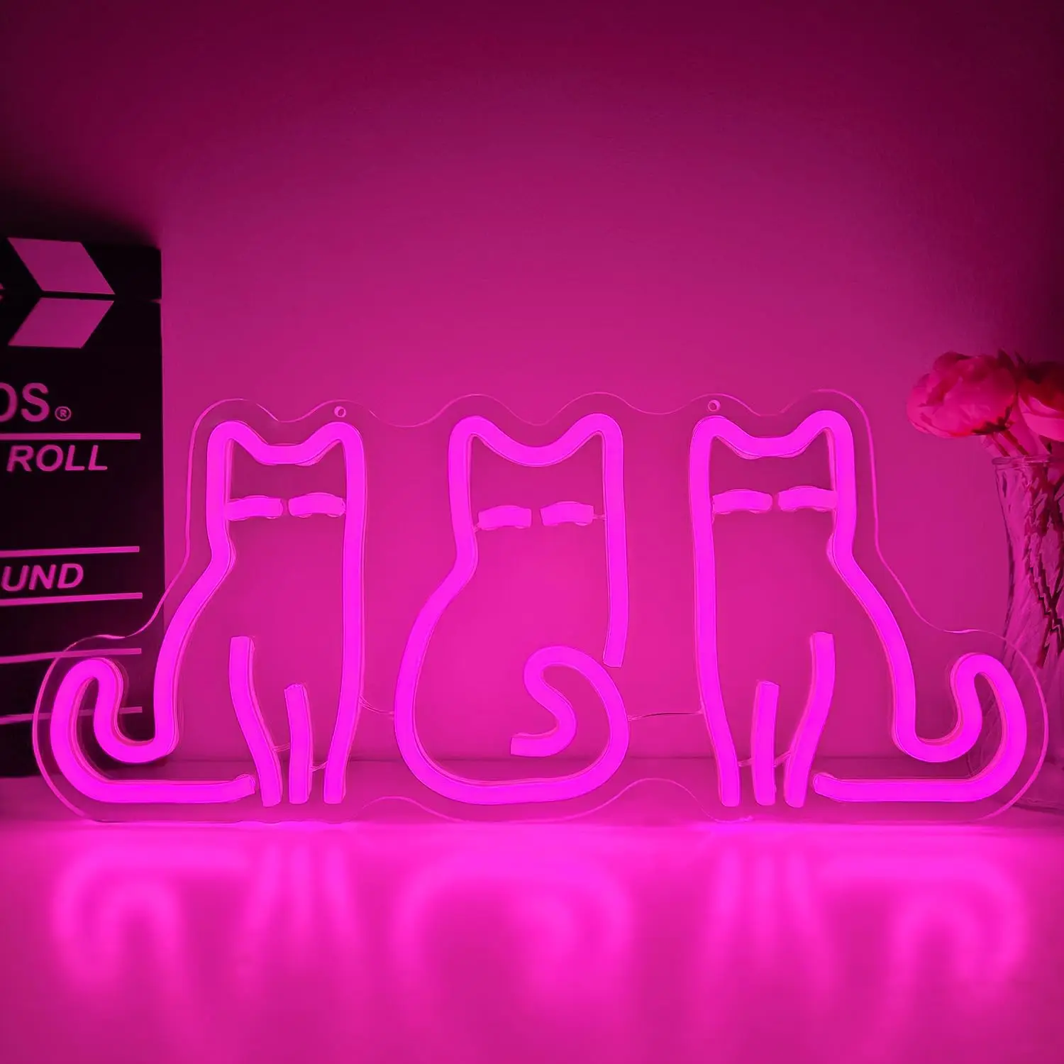 Home Decor Theme - Lampu Neon USB LED berbentuk Kucing