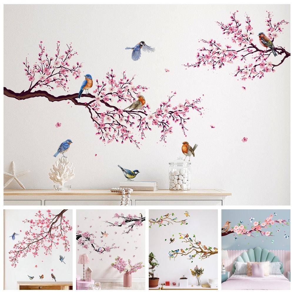 Home Decor Indonesia - Stiker dinding multiwarna PVC gaya Cina