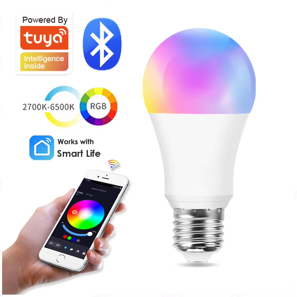 Home Decor Free App - Lampu LED Pintar Bluetooth E27, Dapat