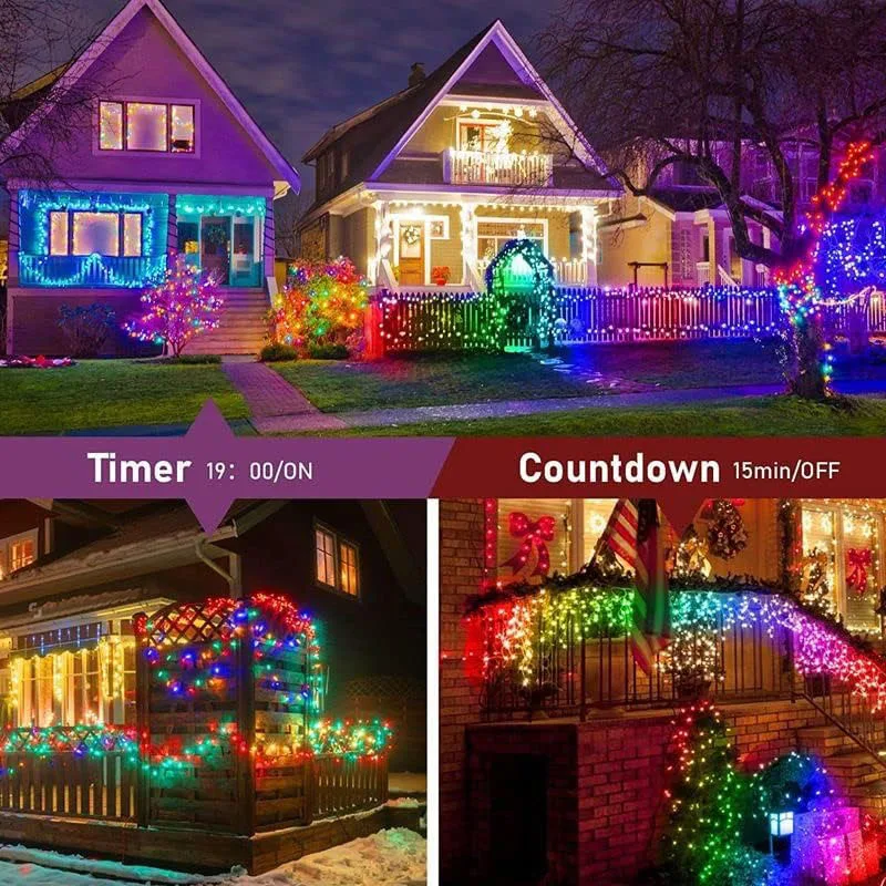 Lampu LED String WS2812B RGBIC - Home Decor Free App ulasan dan harga