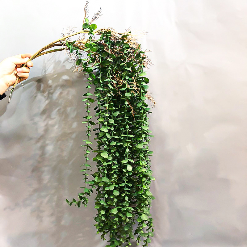 104Cm Tanaman Buatan Rotan Euk - Rattan Plant Basket ulasan dan harga