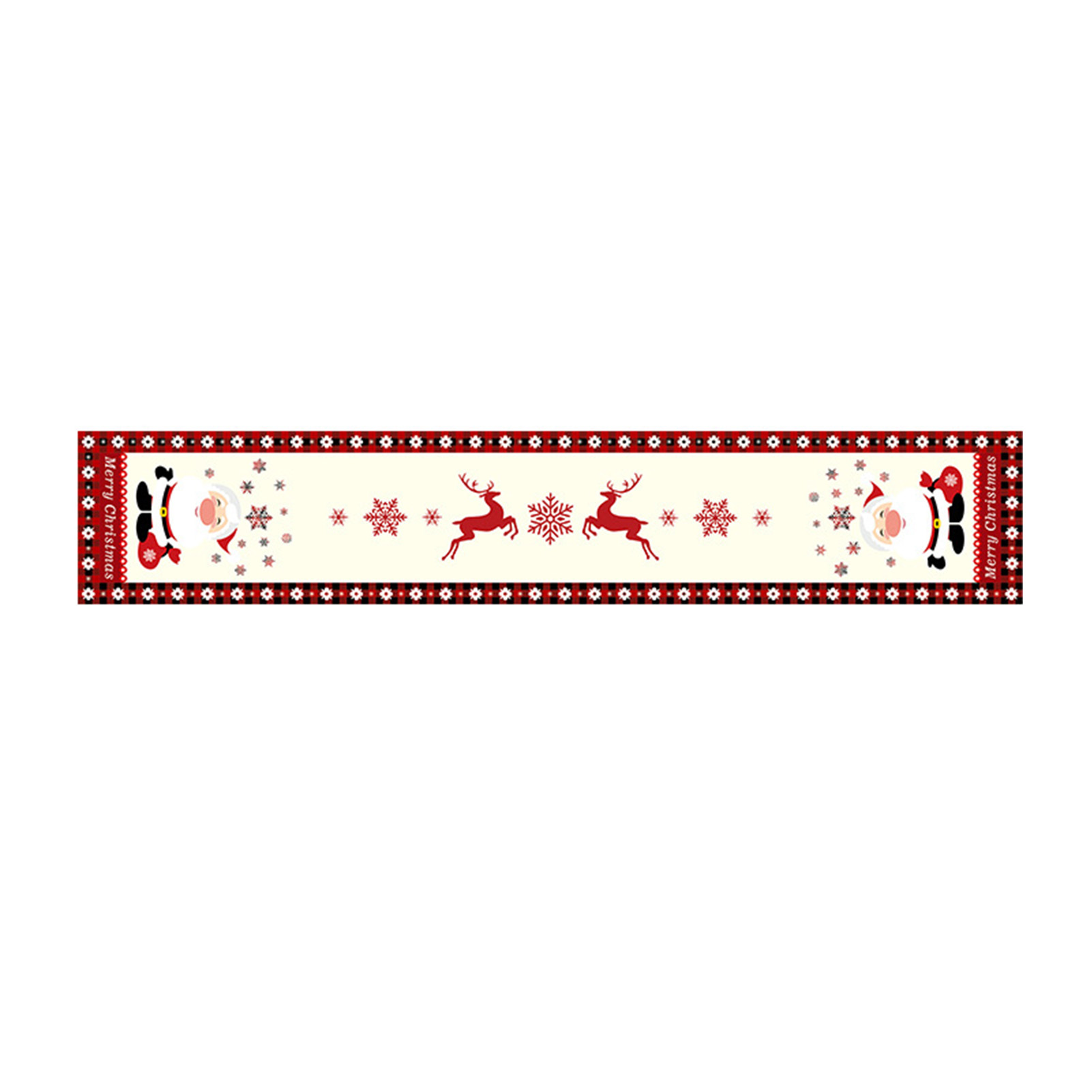 Taplak Meja Natal Bermotif Bun - Linen Table Runner ulasan dan harga