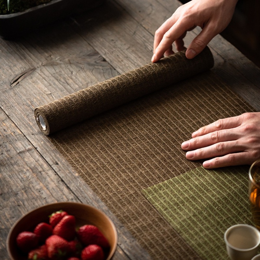 Taplak Meja Linen Tahan Air Al - Linen Table Runner ulasan dan harga