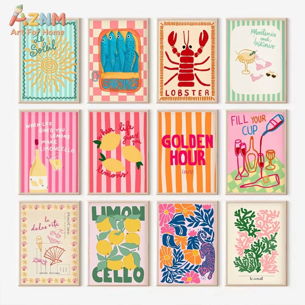 AZNM Dekorasi Dinding Dapur Ka - Home Decor Y2K ulasan dan harga
