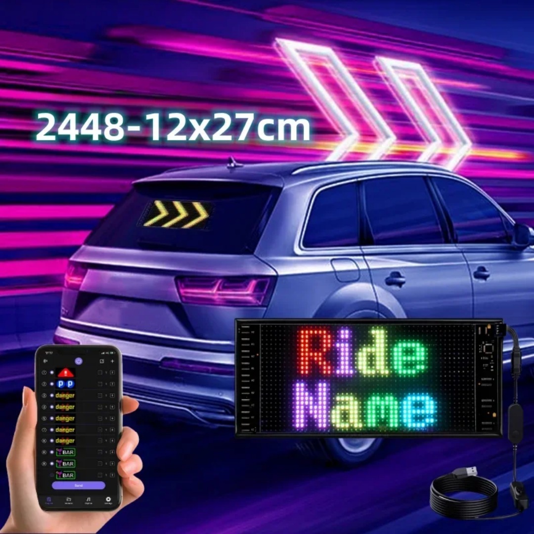 Layar LED Mobil 5V Tampilan Pa - Home Decor Free App ulasan dan harga