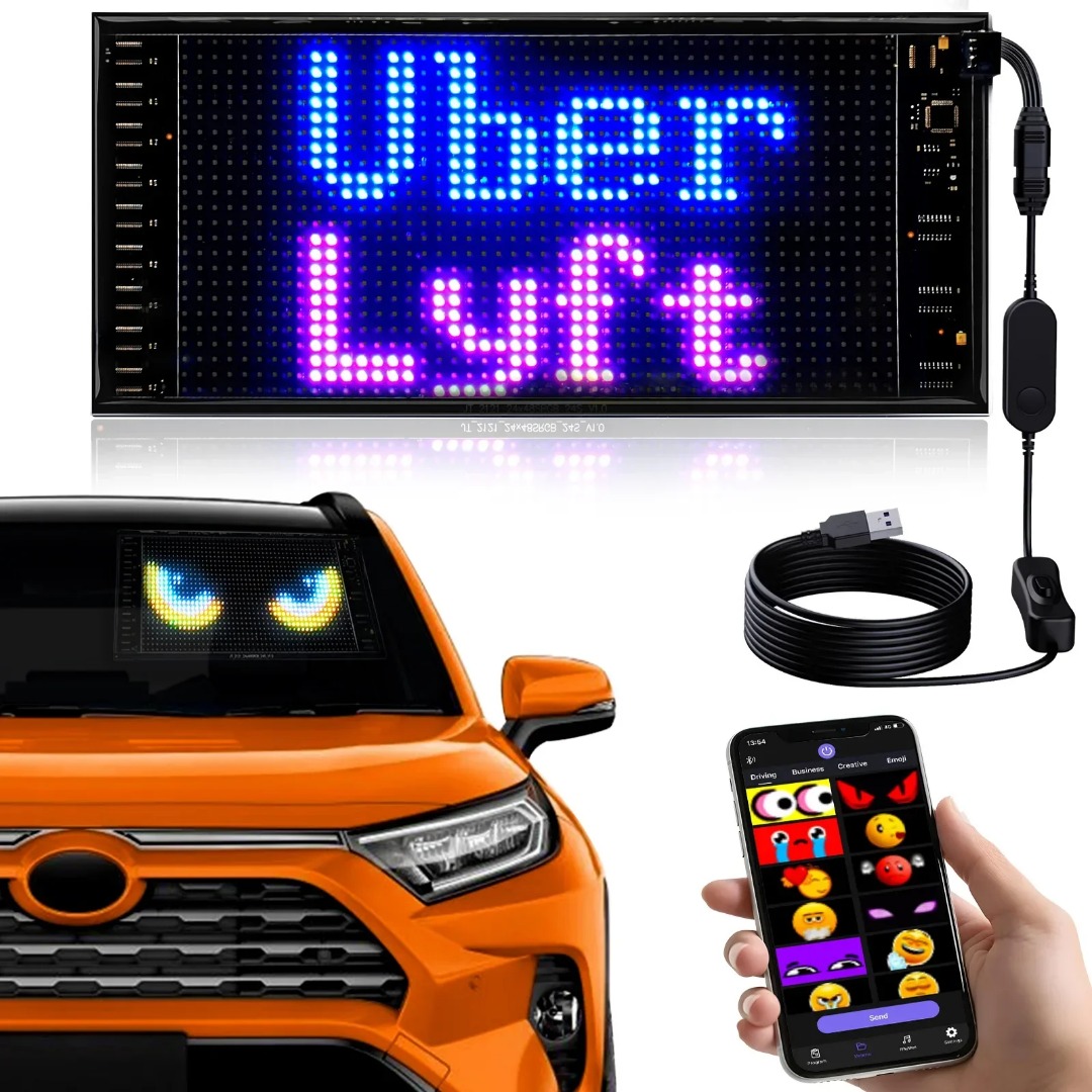 Layar LED Mobil 5V Tampilan Pa - Home Decor Free App ulasan dan harga
