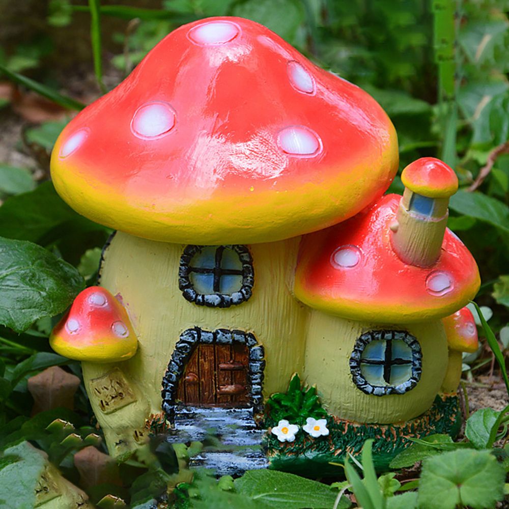 Miniatur Rumah Jamur Resin Per - Home Decor Za ulasan dan harga