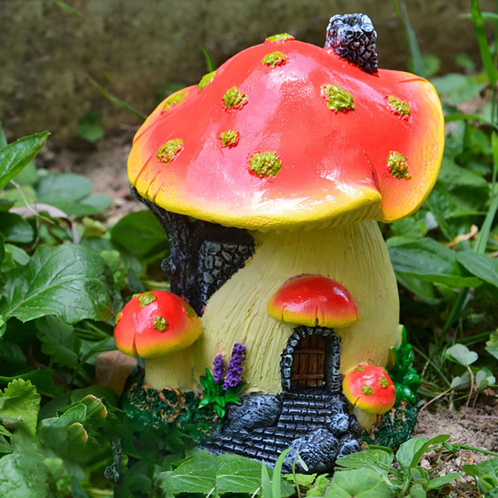 Miniatur Rumah Jamur Resin Per - Home Decor Za ulasan dan harga