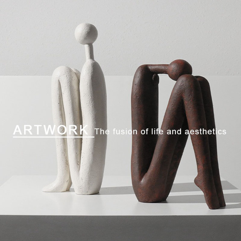 Patung seni abstrak Korea, dek - Home Decor Za ulasan dan harga