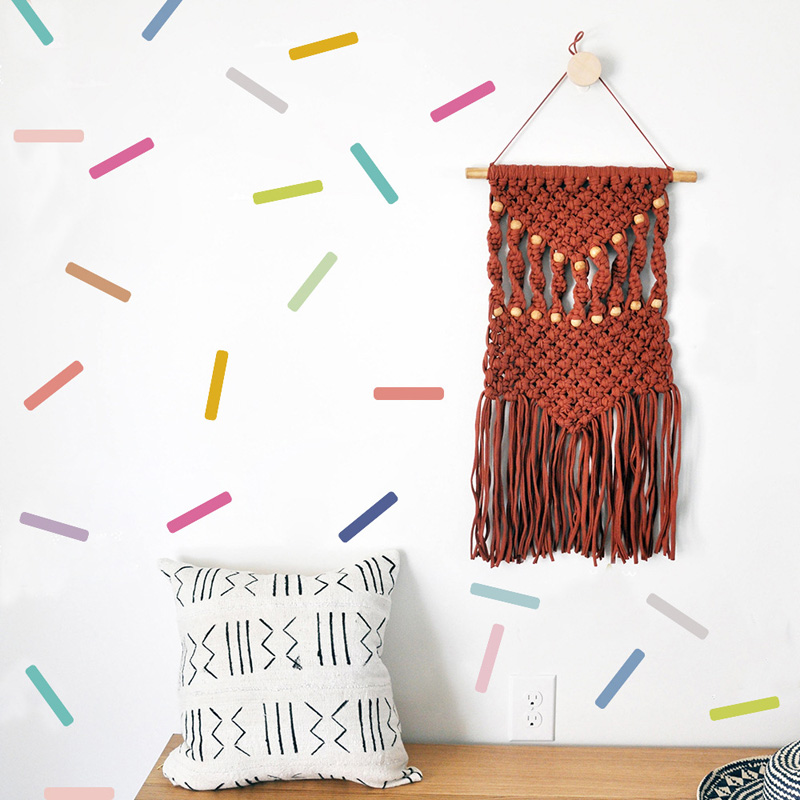 48 Pcs Colorful Permen Strip W - Home Decor Indonesia ulasan dan harga