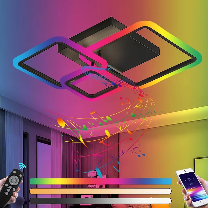 Lampu Plafon Bluetooth Pintar  - Home Decor Free App ulasan dan harga