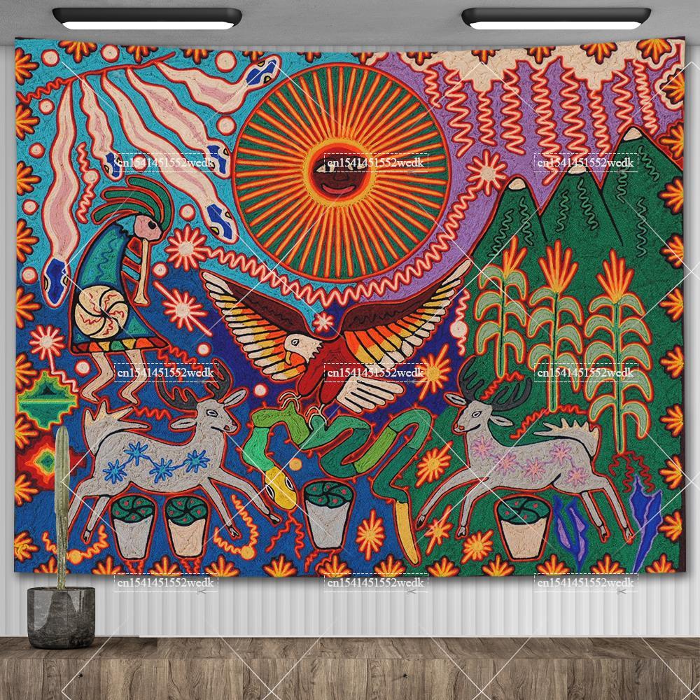 Meksiko Mayan Tribal seni perm - Home Decor Indonesia ulasan dan harga