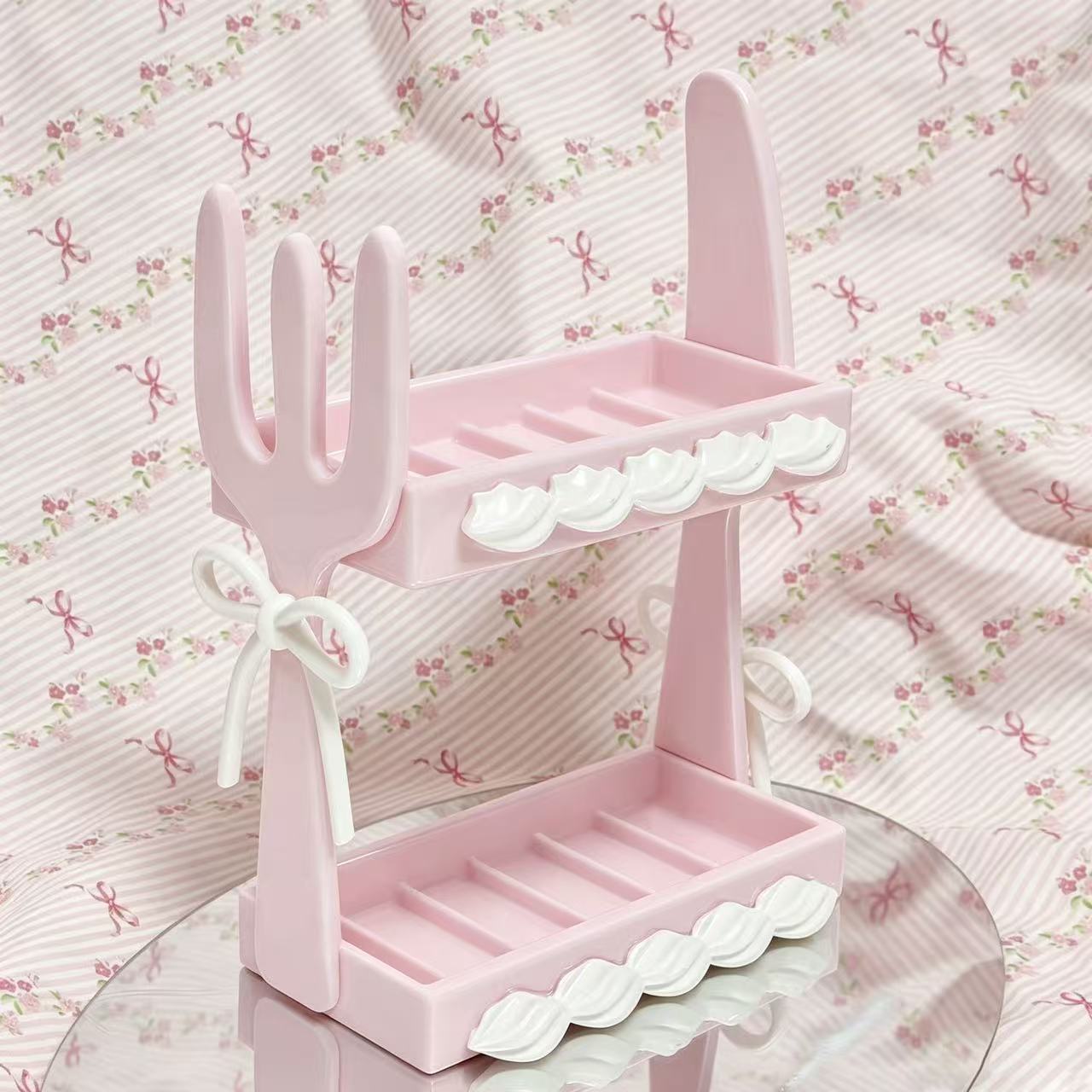 Rak Penyimpanan Sendok Krim 3D - Home Decor Y2K ulasan dan harga