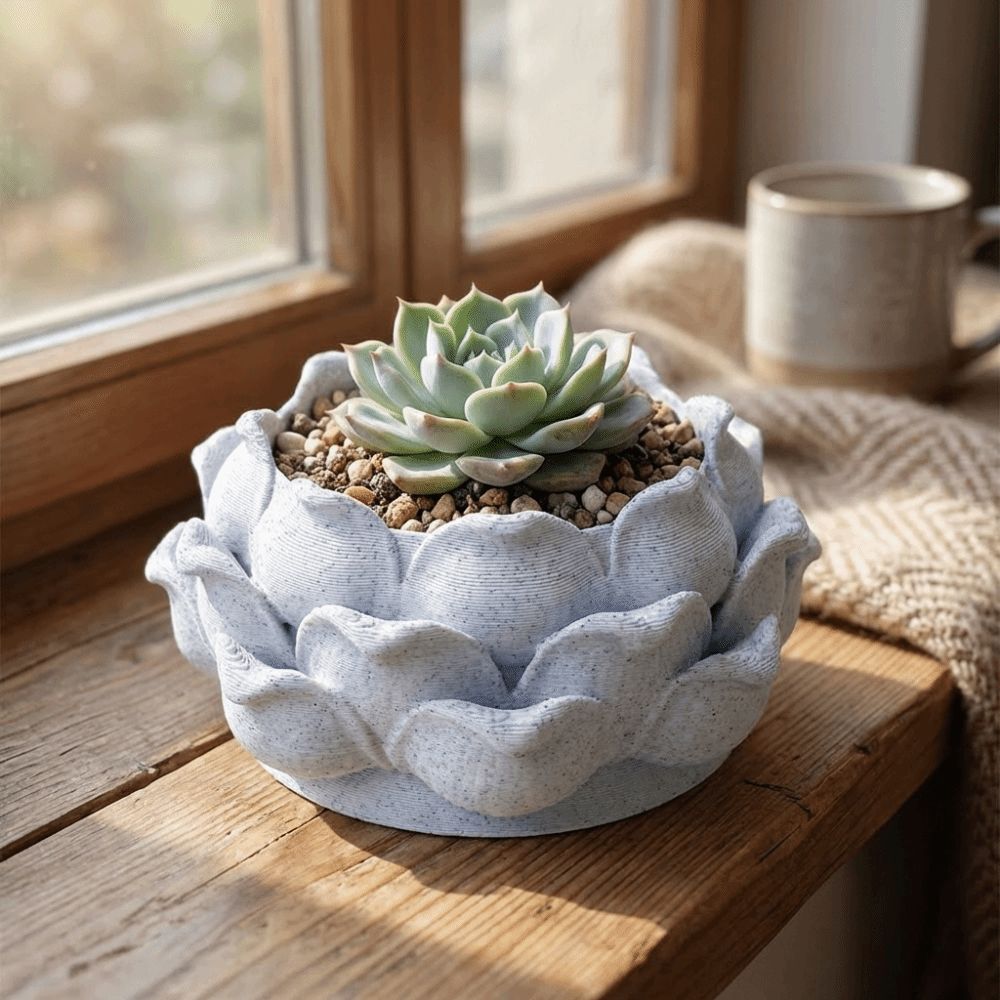 Pot Tanaman Sukulen Bentuk Ter - Rattan Plant Basket ulasan dan harga