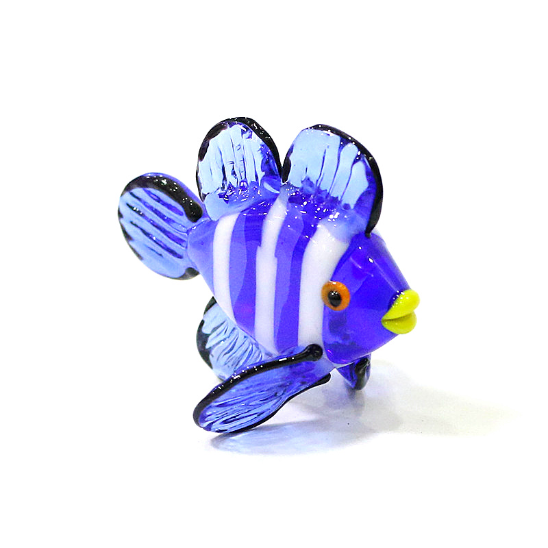 Murano Kaca Ikan Badut Ornamen - Home Decor Za ulasan dan harga